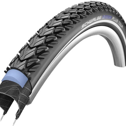 Buitenband Schwalbe Marathon Plus Tour SmartGuard 28 x 1.60" / 42-622 mm - zwart met reflectie