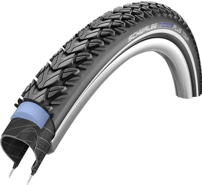 Buitenband Schwalbe Marathon Plus Tour SmartGuard 28 x 1.60" / 42-622 mm - zwart met reflectie