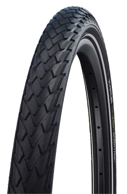 Buitenband Schwalbe Green Marathon GreenGuard 16 x 1.35"/35-349 mm - zwart met reflectie