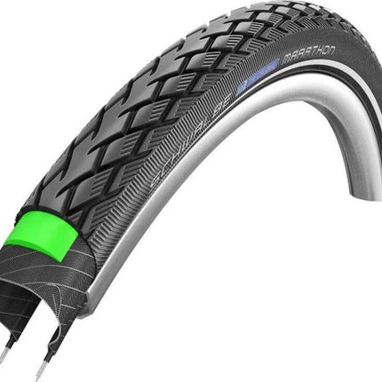 Buitenband Schwalbe Marathon GreenGuard 20 x 1.50" / 40-406mm - zwart met reflectie
