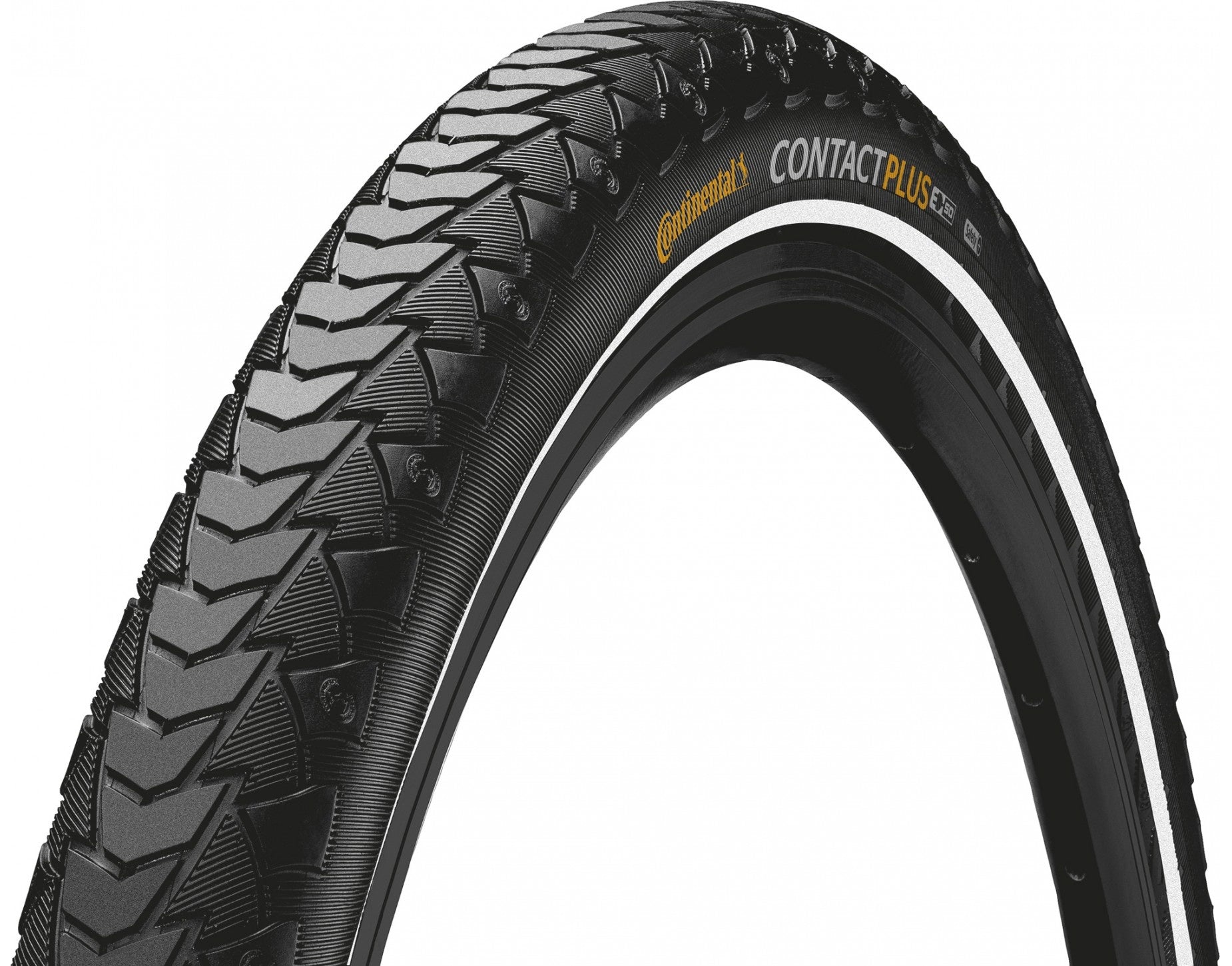 Buitenband Continental Contact Plus Reflex 28 x 1.75"/ 47-622mm - zwart met reflectie