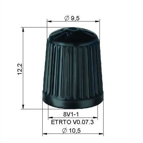 Ventieldop Autoventiel (25 stuks)