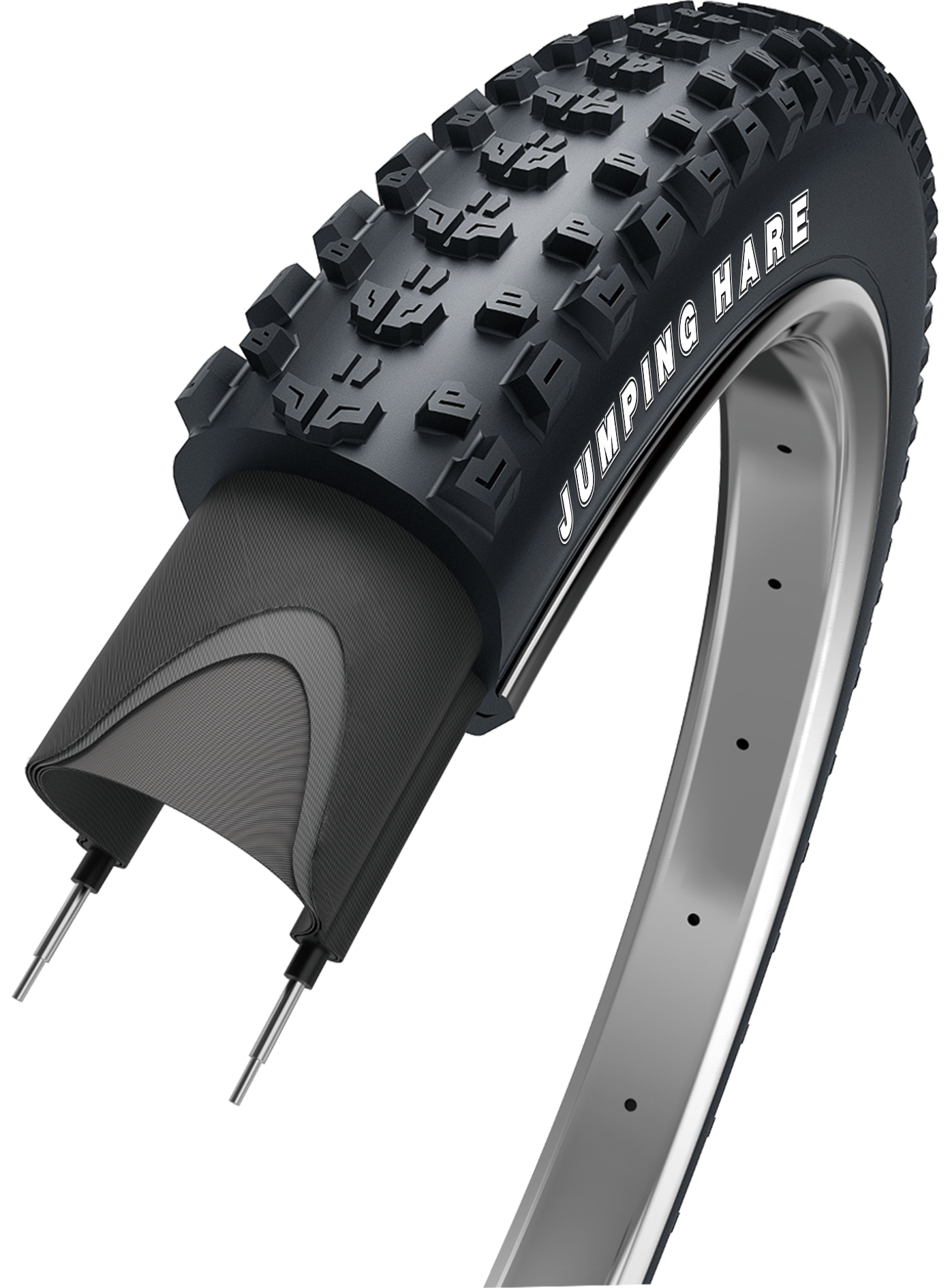 Vouwband Edge Jumping Hare 29 x 2.25" / 57-622 - zwart