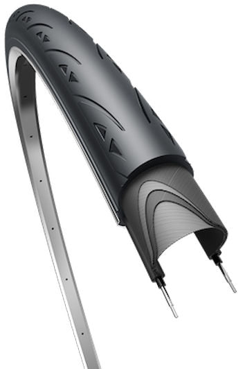 Buitenband Edge-Obor Mojo Stamino 28 x 0.90" / 23-622 - zwart