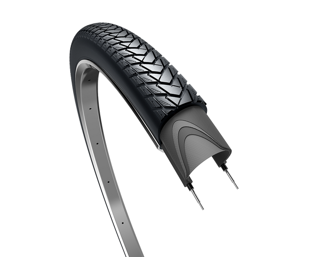 Buitenband Edge Traveller Basic 28 x 1.40" / 37-622 mm - zwart met reflectie