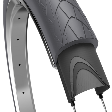 Buitenband Edge Mambo 28 x 2.00"/ 50-622 mm - grijs met reflectie