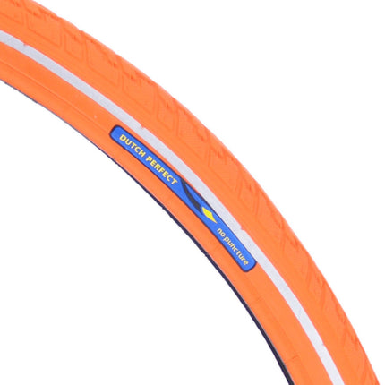 Buitenband Dutch Perfect 28 x 1.40" / 40-622mm anti-lek - orange met reflectie