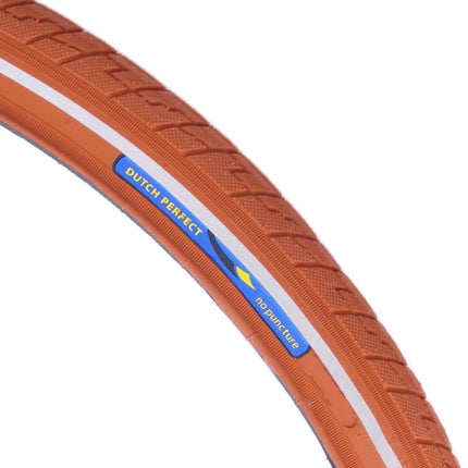 Dutch Perfect 28 x 1.40" / 40-622mm anti-puncture tire - brown with reflection