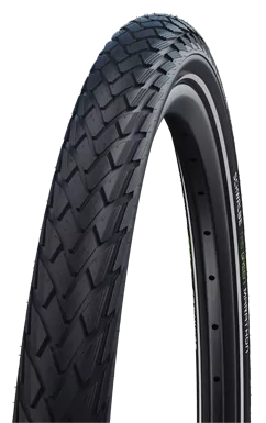 Buitenband Schwalbe Green Marathon Greenguard 20 x 1.50"/40-406mm - zwart met reflectie