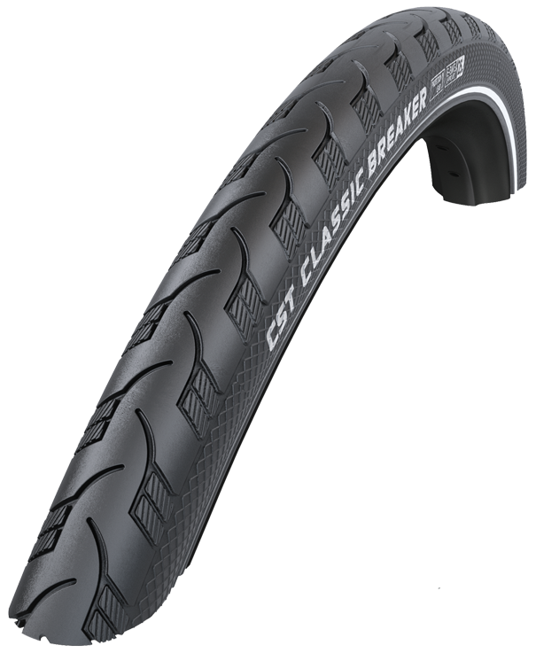 Buitenband CST Breaker 28 x 1.50" / 40-622mm - zwart met reflectie