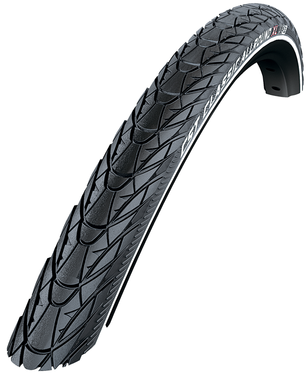 Buitenband CST Allround XL 28 x 1 3/8" / 37-622mm - zwart met reflectie