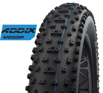 Vouwband Schwalbe Al Mighty Evo Super Ground 26 x 4.80" / 120-559mm (geschikt voor fatbikes) - zwart