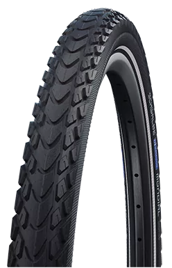 Buitenband Schwalbe Marathon Mondial RaceGuard 28 x1.60" / 42-622 - zwart met reflectie