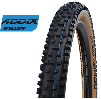 Pneu pliant Schwalbe Nobby Nic Evo Super Ground 29 x 2.40" / 62-622 - flancs bronze