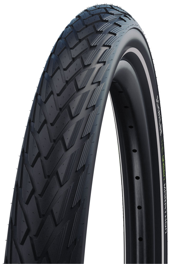 Buitenband Schwalbe Green Marathon GreenGuard 28 x 1.00"  / 25-622mm - zwart met reflectie