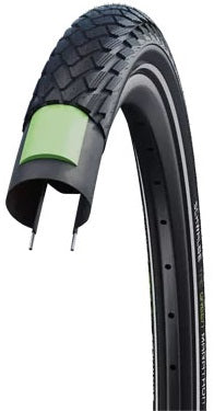Buitenband Schwalbe Green Marathon GreenGuard 28 x 1.10" / 28-622mm - zwart met reflectie