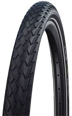 Buitenband Schwalbe Green Marathon GreenGuard 28 x 1.40" / 37-622mm - zwart met reflectie