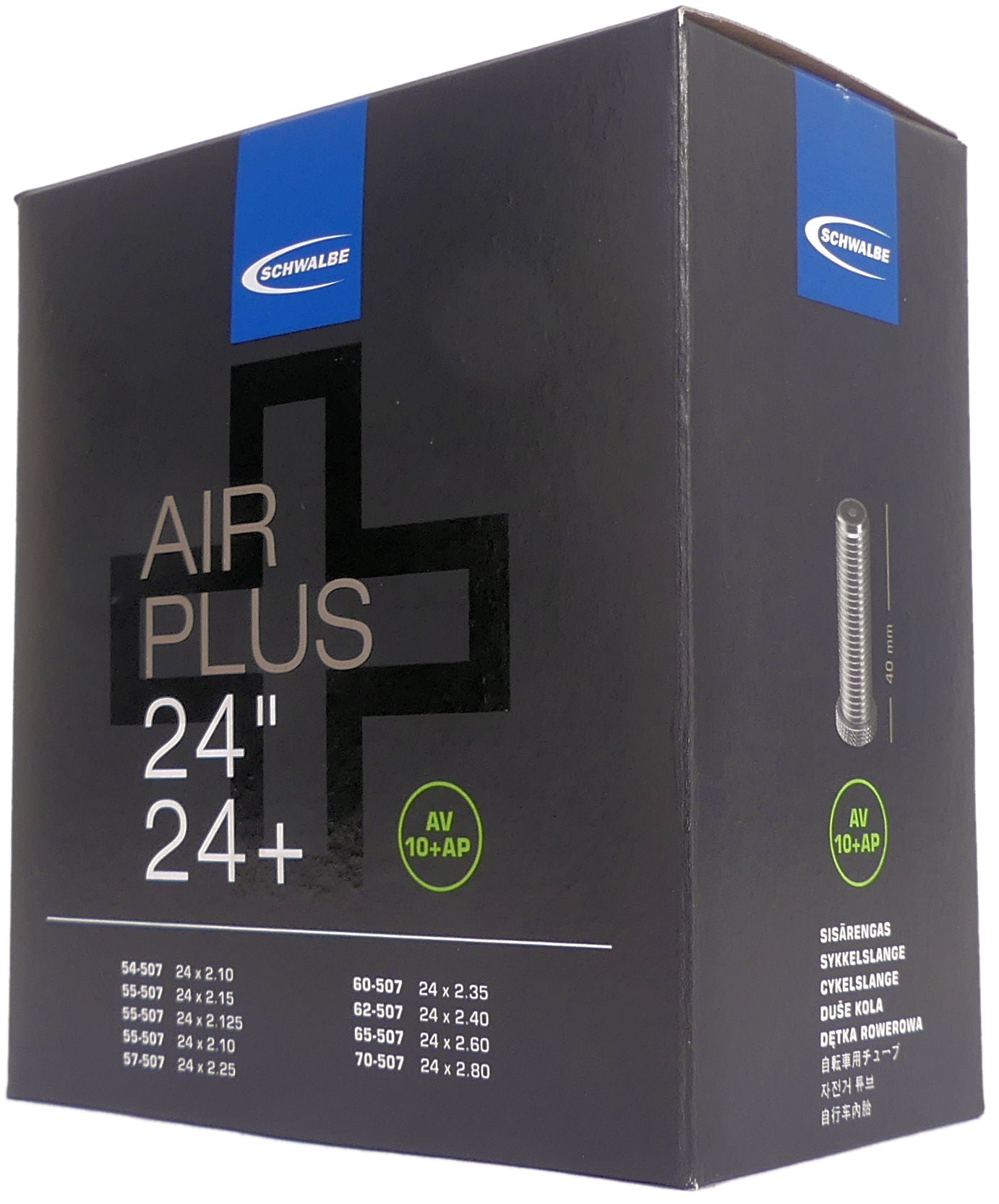 Binnenband Schwalbe AV10L-AP Air Plus 24'' 54/70-507 IB AV 40mm ventiel