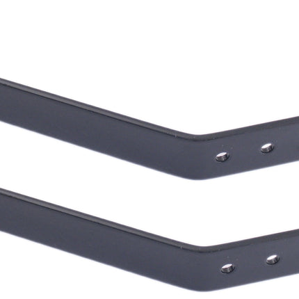Jeu de support de guidon Steco transport version longue - noir brillant