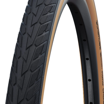 Buitenband Schwalbe Road Cruiser K-Guard 27x 1 1/4'' (32-630) - zwart/bruin