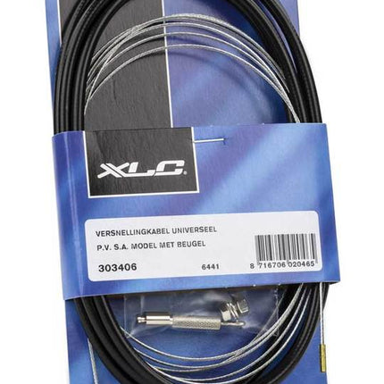 Versnellingskabel XLC Sturmey Archer Kabel Vers Plaat Stelbout Zwart