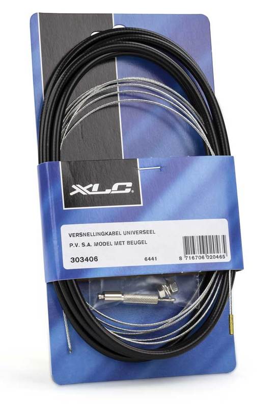 Versnellingskabel XLC Sturmey Archer Kabel Vers Plaat Stelbout Zwart