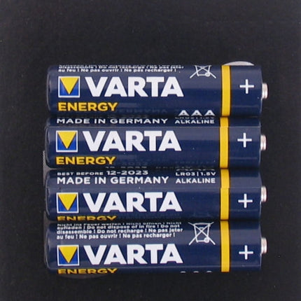 Batterij Varta Alkaline AAA - 4 stuks - (Edge blister)