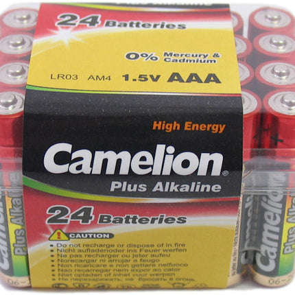 Pile Camelion R03/AAA Alcaline (boîte de 24 pièces)