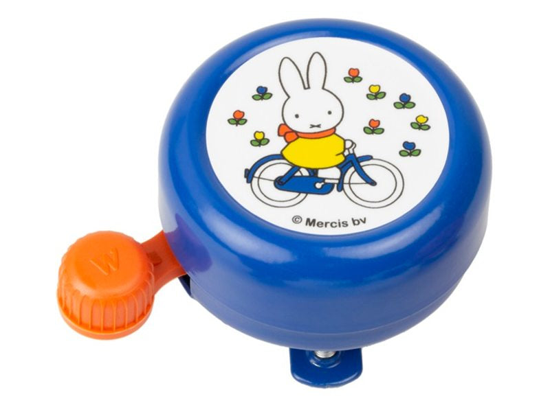 Fietsbel Widek Nijntje op de fiets - blauw