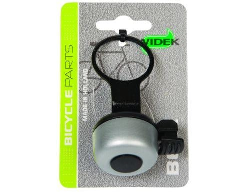 Fietsbel Widek DeciBel voor ahead bevestiging - zilver (op kaart)