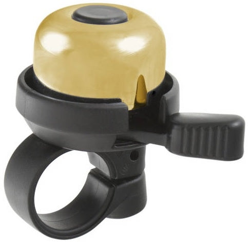 Bicycle bell M-Wave Bella Ding-Dong ø33mm - gold brass