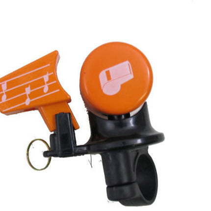 Fietsbel met fluit - oranje