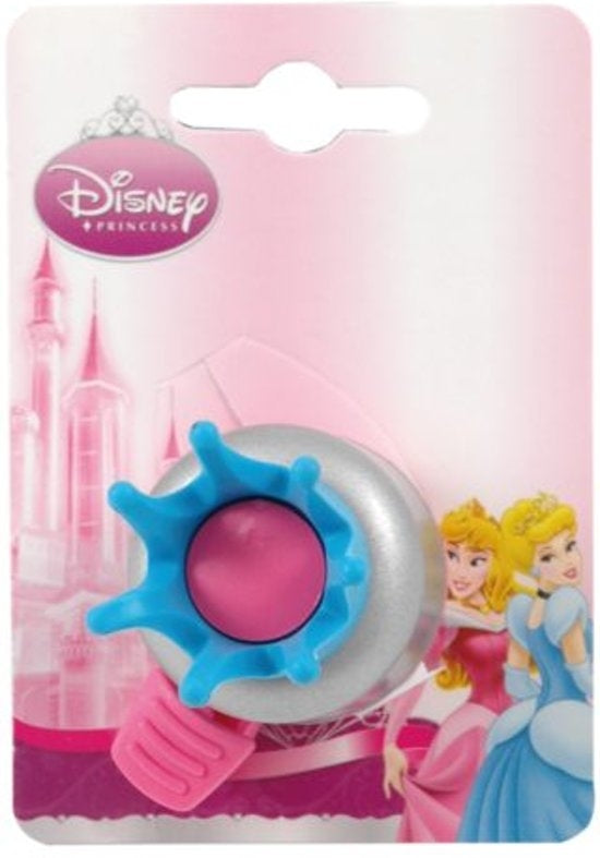 Fietsbel Widek Walt Disney Princess Kroontjes - roze (op kaart)