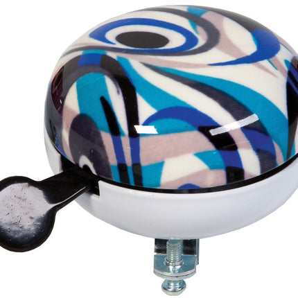 Fietsbel Widek Ding Dong Art Collection Fusion ø80 mm - blauw (op kaart)
