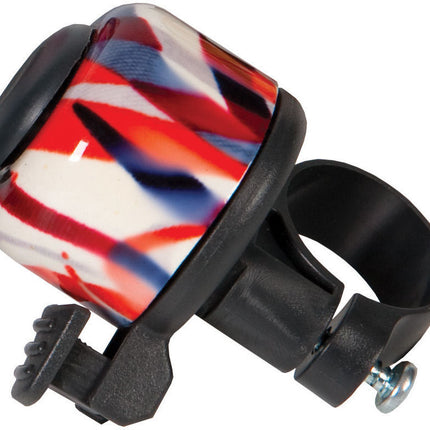 Fietsbel Widek Decibell Art Collection Fusion - rood (op kaart)