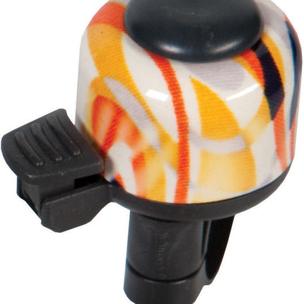 Fietsbel Widek Decibell Art Collection Fusion - oranje (op kaart)