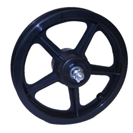 Wiel V 121-2X21/4 PVC Zwart