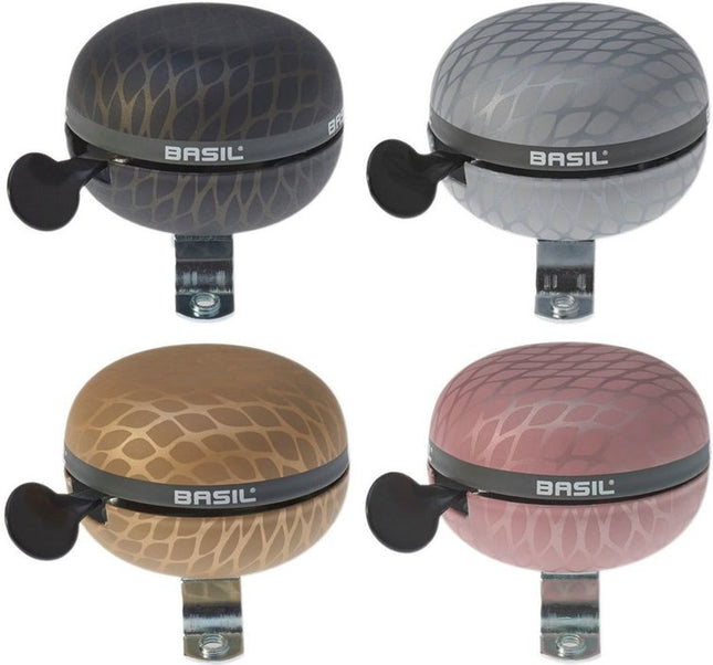 Fietsbel Basil Noir Big Bell ø60mm - roze