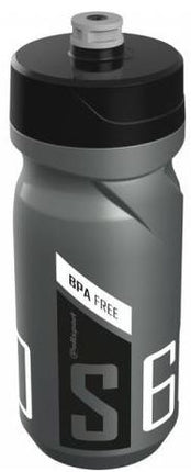 Bidon met schroefdop Polisport S600 - 600 ml - zilver/zwart/wit