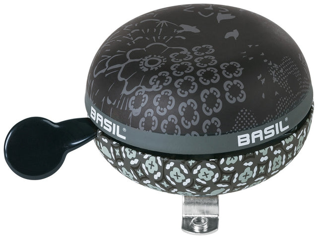 Fietsbel Ding-Dong Basil Bohème ø80mm - black