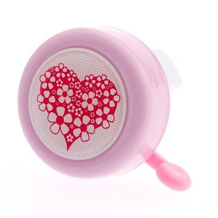 Fietsbel PexKids "Met alle liefde" - roze