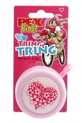 Fietsbel PexKids "Met alle liefde" - roze - afbeelding 2