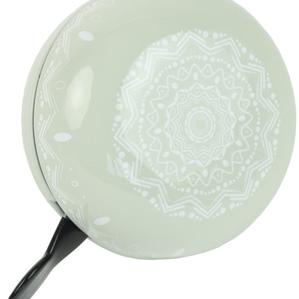 Bicycle bell Ding-Dong Widek Mandala ø80mm - frost grey