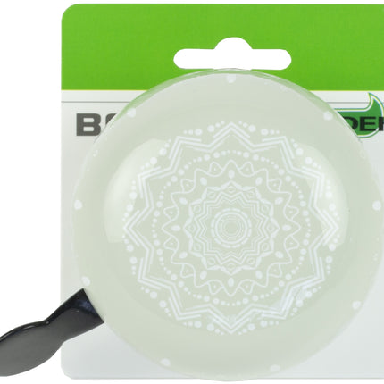 Fietsbel Ding-Dong Widek Mandala ø80mm - frost grey