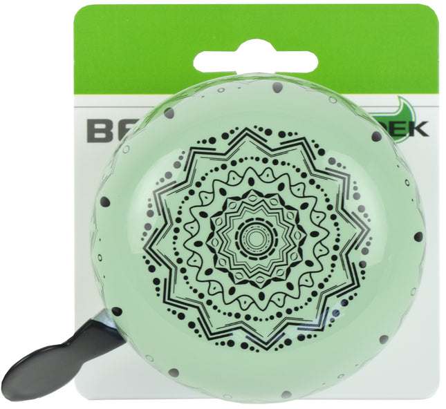 Fietsbel Ding-Dong Widek Mandala ø80mm - green bay