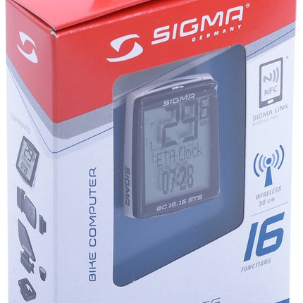 Fietscomputer Sigma BC 16.16 STS - draadloos