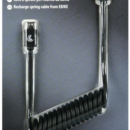 Optiline Ebike Spring Micro USB spiraalkabel (25 t/m 100 cm)