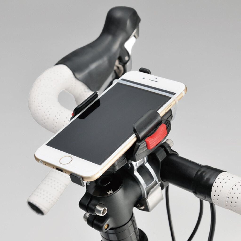 Telefoonhouder Minoura iH-220S met snelspanner ø22,2-28,6mm