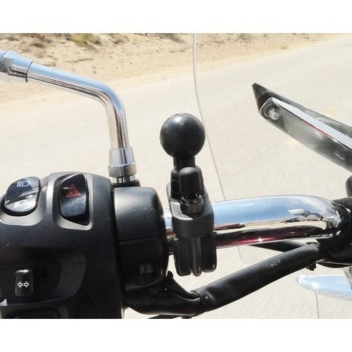 Stuurklem adapter RAM Mounts met 1" B-kogel voor 12,7 - 31,8 mm buis