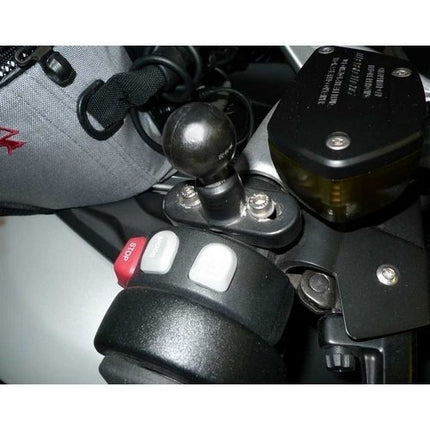Stuurklem adapter RAM Mounts met 1" B-kogel voor 12,7 - 31,8 mm buis